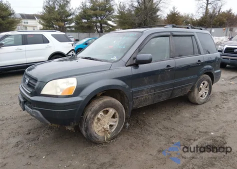 2004 Honda Pilot Ex-L z USA, uszkodzony, nr VIN 2HKYF18524H565687